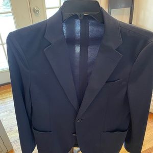 Nordstrom Rack Two Button Notch Lapel Stretch Cotton Blazer